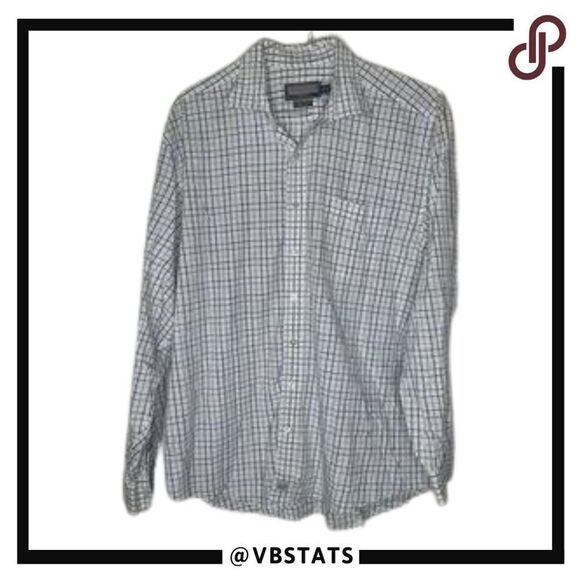 Vineyard Vines Navy-Purple-White Plaid Murray Shirt in Size XL - Picture 1 of 5